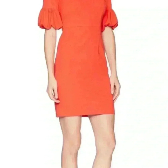 Donna Morgan Kendall Sheath Dress with 3/4 flutter sleeves - Size 10 🔥 - Picture 3 of 6